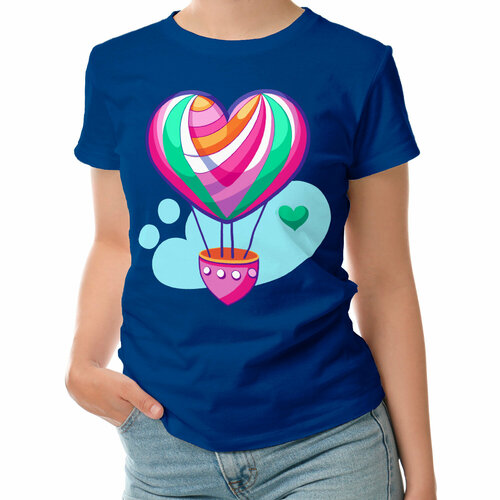 фото Футболка roly, размер 2xl, синий