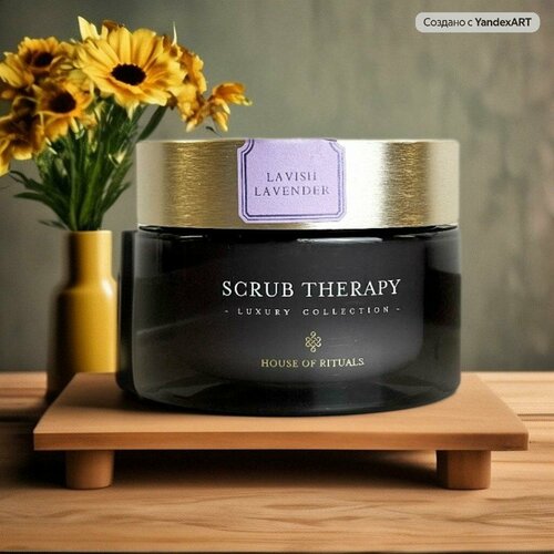 RITUALS. Скраб для тела Lavish Lavender Body Scrub 220 мл. (The Ritual SCRUB THERAPY Luxury Collection)