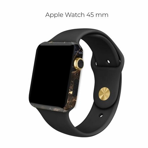 apple watch s9 45 mm midnight Чехол-наклейка виниловая для корпус Apple Watch 45 mm, защитная пленка для смарт-часов