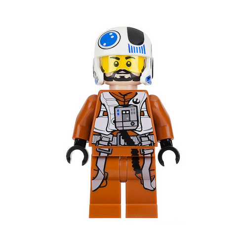 Минифигурка Lego Star Wars Resistance Pilot X-wing (Temmin 'Snap' Wexley) sw0705 lego star wars 7658 y wing fighter 454 дет