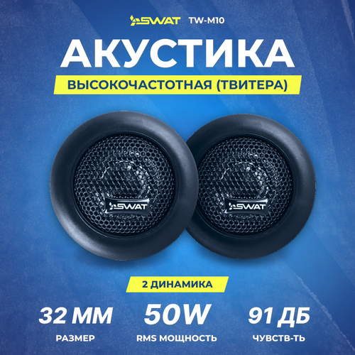 Акустика SWAT TW-M10 твитер 74900₽