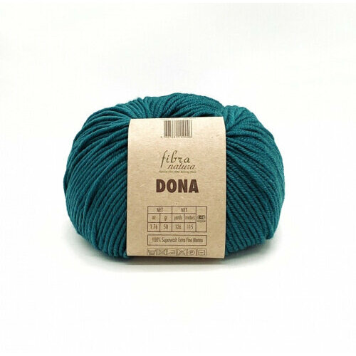 Пряжа Dona Fibra Natura (106-27), 50г, 115м, 100% меринос экстрафайн (2 шт.)