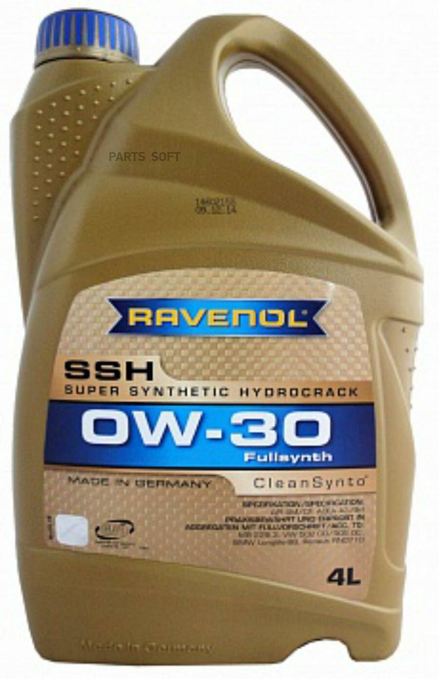 Моторное масло RAVENOL / арт. 111113800401999 - (1 шт)