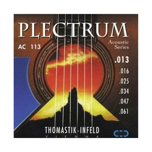 Струны для акустической гитары Thomastik Plectrum AC113T thomastik sb111 струны для акустической гитары