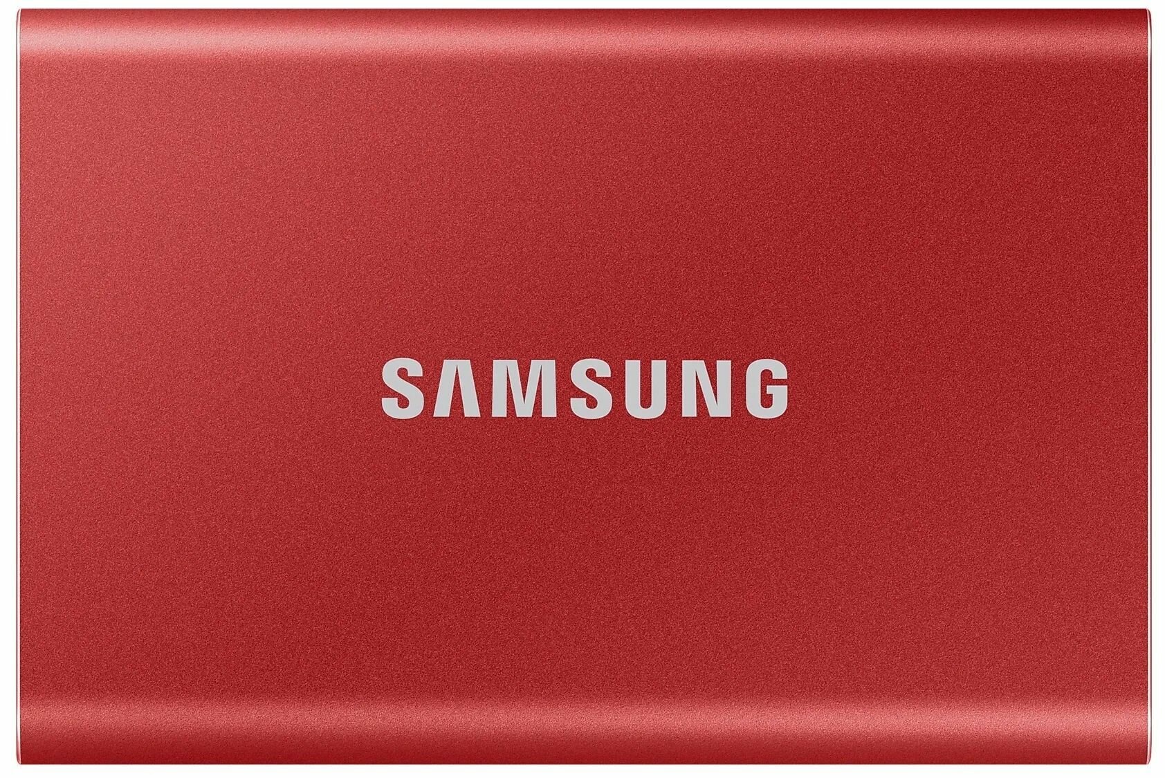 Samsung T7 Portable Внешний твердотельный накопитель 1Тб, красный