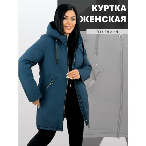 фото Куртка diffberd, размер 50, синий