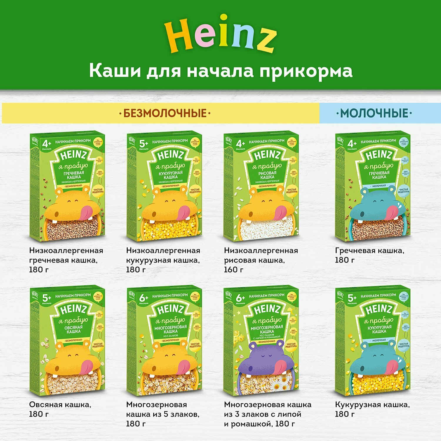 Каша безмолочная Heinz многозерновая из 5 злаков с 6 мес., 200 г - фото №5