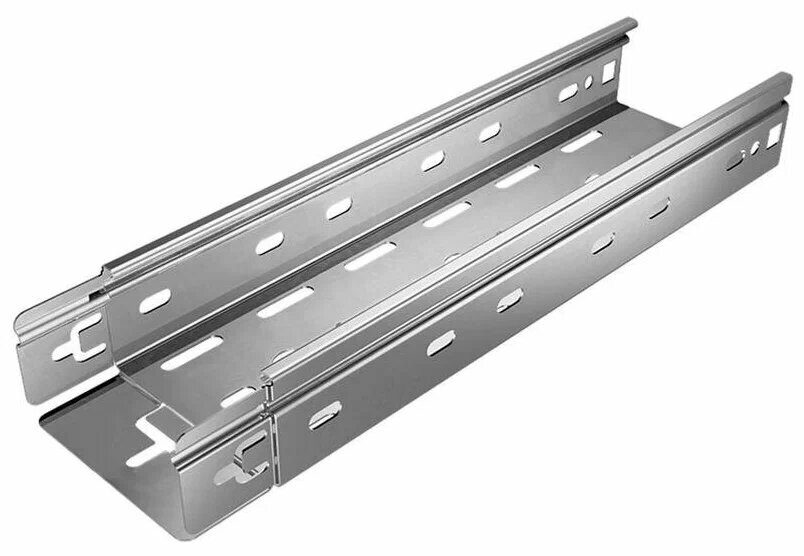 фото Кабельный лоток перфорированный km-профиль, сталь, длина 3 м, ширина 5 см, высота 5 см, толщина 0,55 см