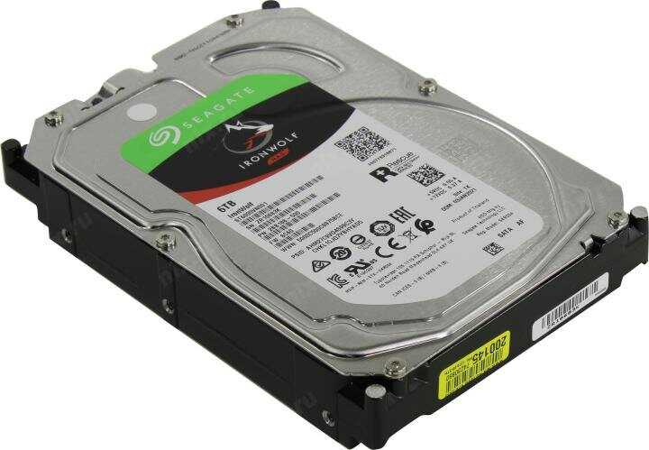 Жесткий диск SEAGATE Ironwolf , 6Тб, HDD, SATA III, 3.5" - фото №16