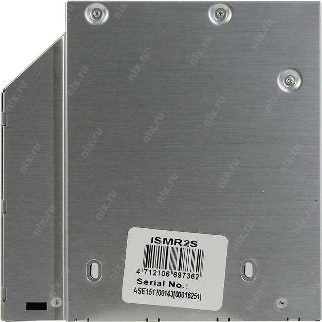 Переходник Optibay AgeStar ISMR2S для установки в ноутбук/моноблок SSD/HDD SATA вместо DVD-привода (12,7mm) ISMR2S - фото №17