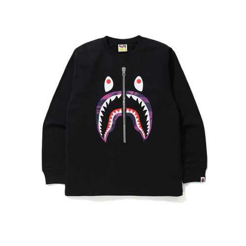 Свитшот A BATHING APE Color Camo Shark L/S, размер XL, черный