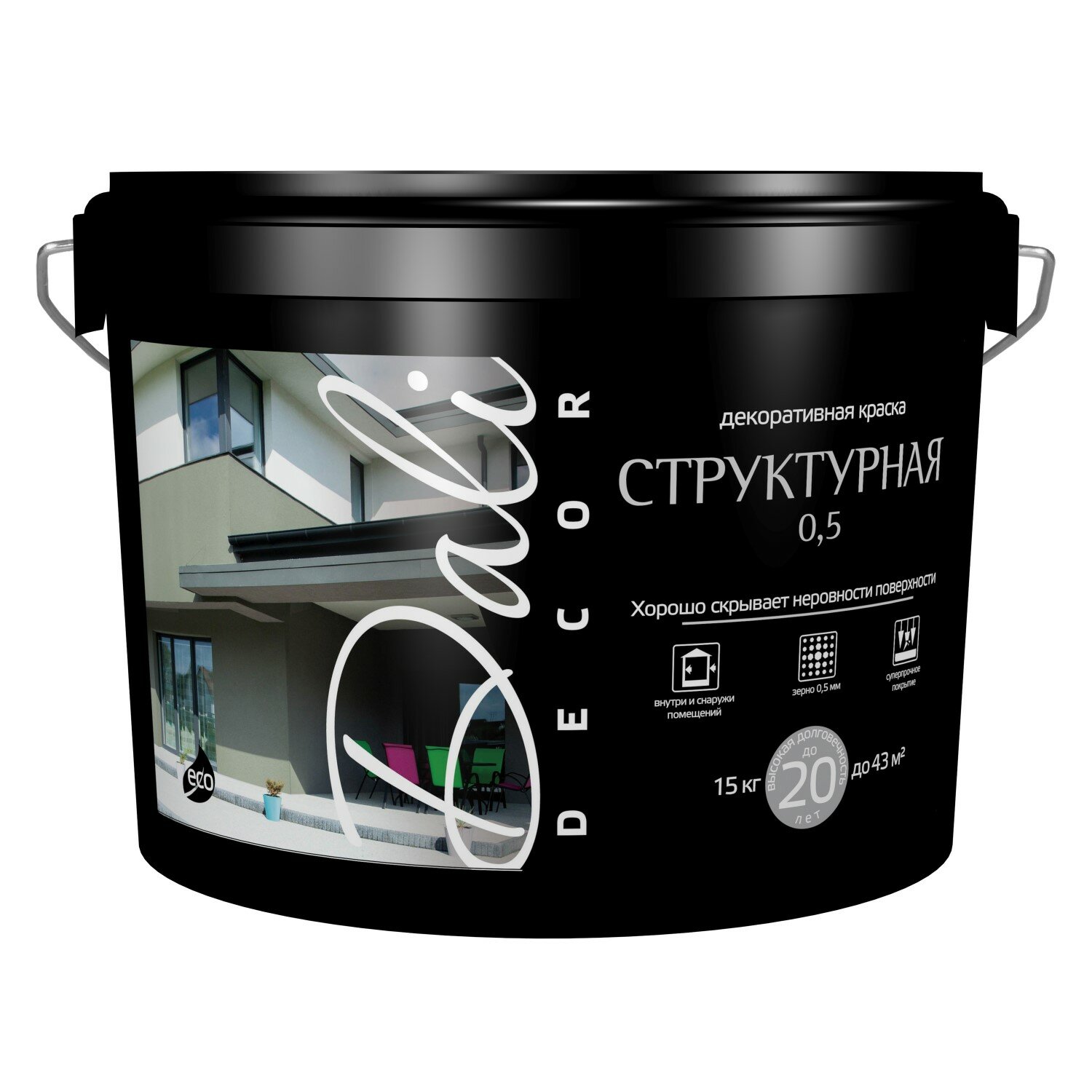 фото Штукатурка декоративная Dali-Decor Структурная 0,5 (15кг)