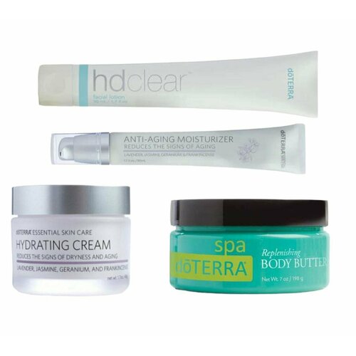 Антивозрастной набор косметики 4 в 1 dōTERRA SPA США