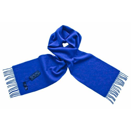 Шарф Tranini,200х25 см, универсальный, синий шарф 210х90 см универсальный черный синий