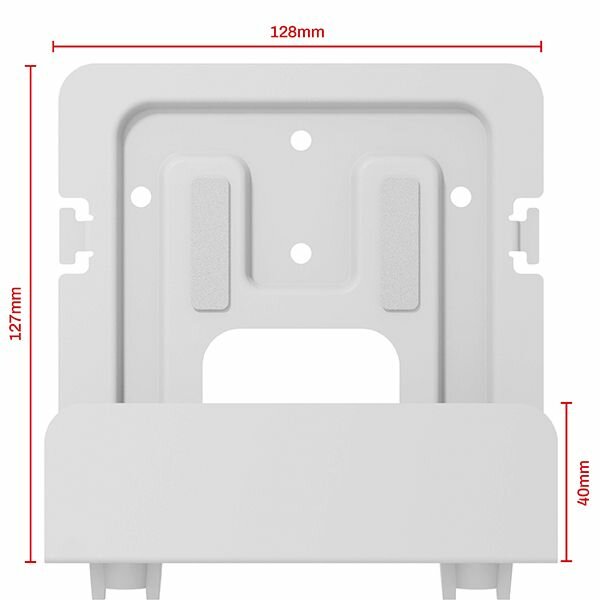 Настенный кронштейн для роутера, приставки весом до 1 кг Uniteki DM3246W (белый)