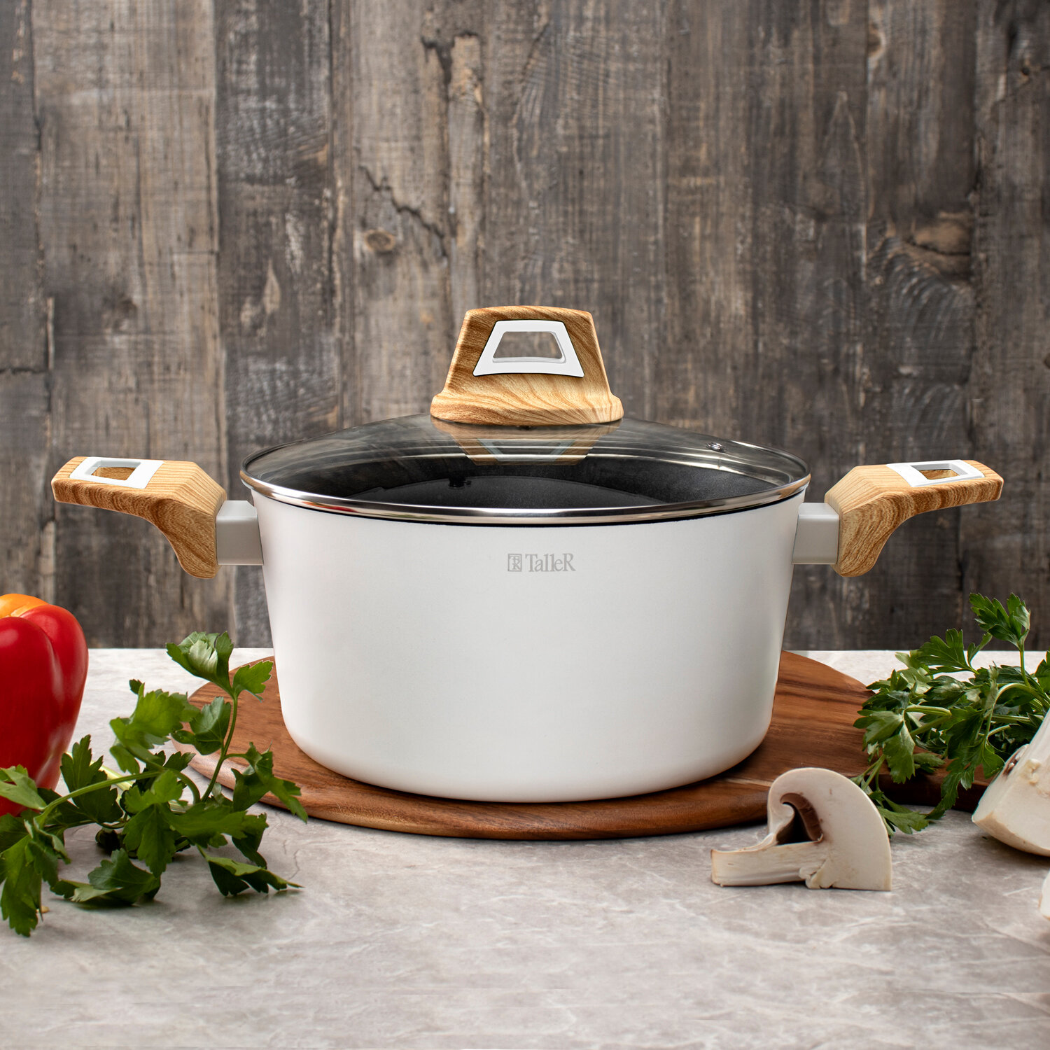 фото Кастрюля TALLER TR-98132, 20*10 см.2.7л