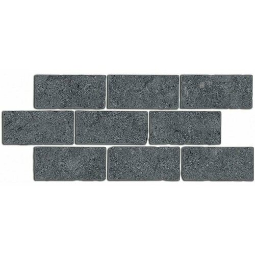 Керамическая плитка KERAMA MARAZZI BR021 Роверелла серый темный мозаичный Бордюр 14,7x34,5 (цена за 20 шт)