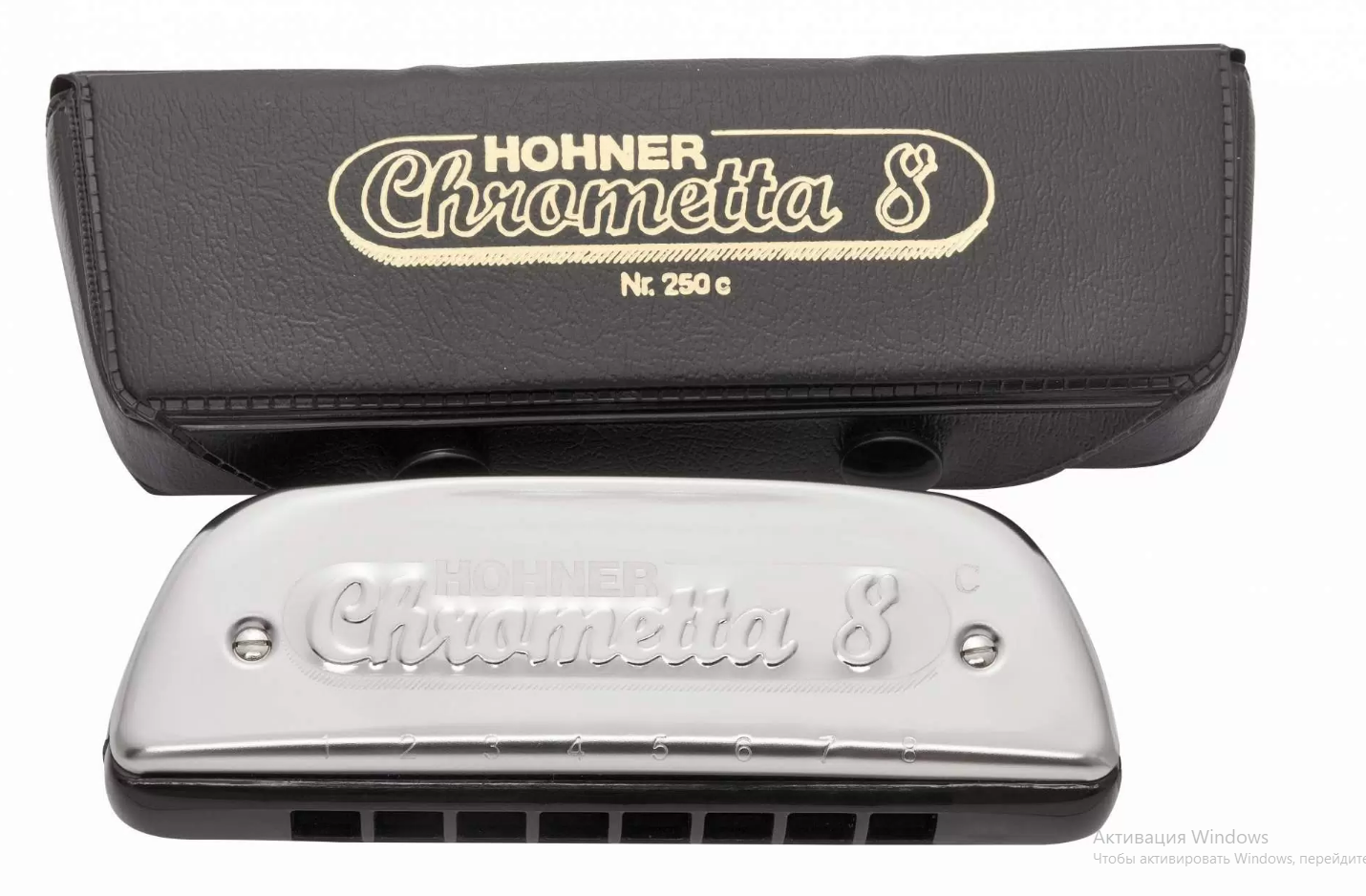 Губная гармошка HOHNER CHROMETTA 8 M25001 C-major