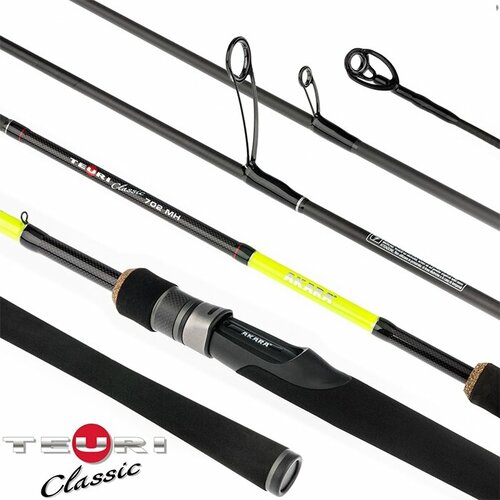 фото Спиннинг штекерный угольный 2 колена akara teuri classic mh tx-30 (14-35)