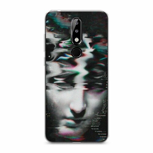 Силиконовый чехол на Nokia 5.1 Plus (X5) / Нокиа 5.1 Плюс Glitch Art силиконовый чехол на nokia 5 1 plus x5 нокиа 5 1 плюс glitch art