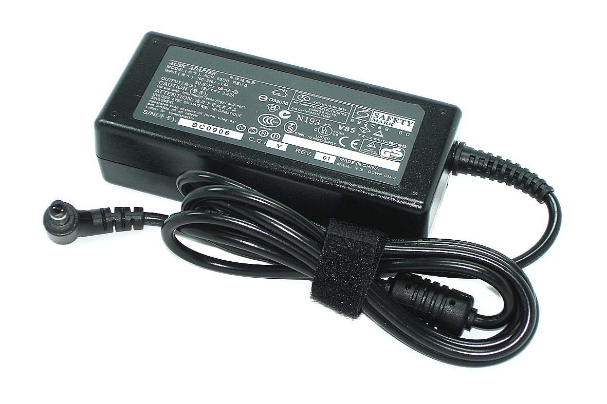 Блок питания для ноутбуков Asus 19V 3.42A 65W 5.5x2.5