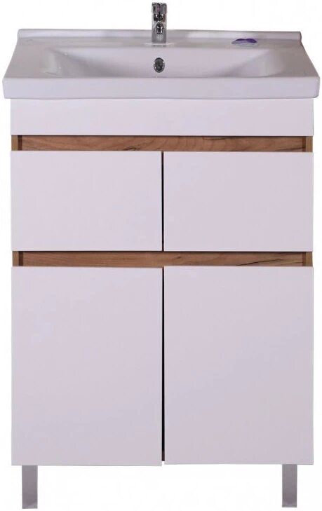 фото Тумба белый/дуб золотой 56,4 см ASB-Mebel Марко