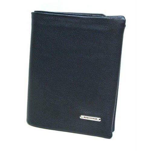 Бумажник Rockfeld, фактура гладкая, черный