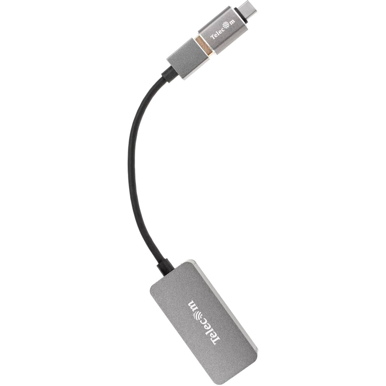 Кабель-переходник USB 3.0-->RJ-45 2.5G Ethernet, and TypeC адаптер 0.15м Telecom <TU325M> VCOM Кабель-переходник Telecom USB 3.0/RJ45 (TU325M) - фото №3