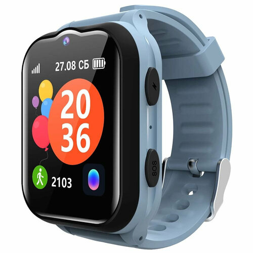 Детские умные часы Geozon SmartWatch Kids Superstar синийсерый G-W24BLUG 799000₽