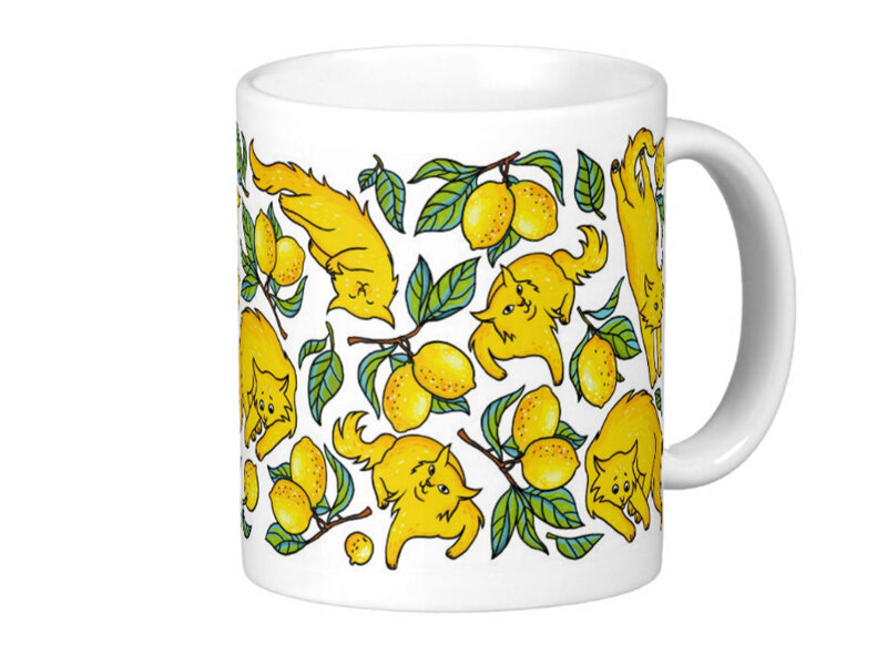 фото Кружка "Лимонные коты"