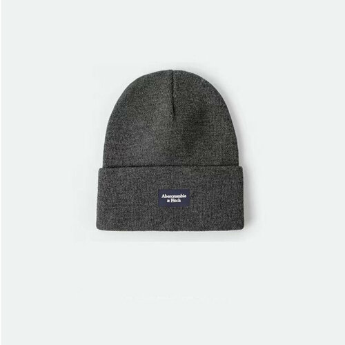 фото Шапка бини abercrombie & fitch, размер onesize, серый
