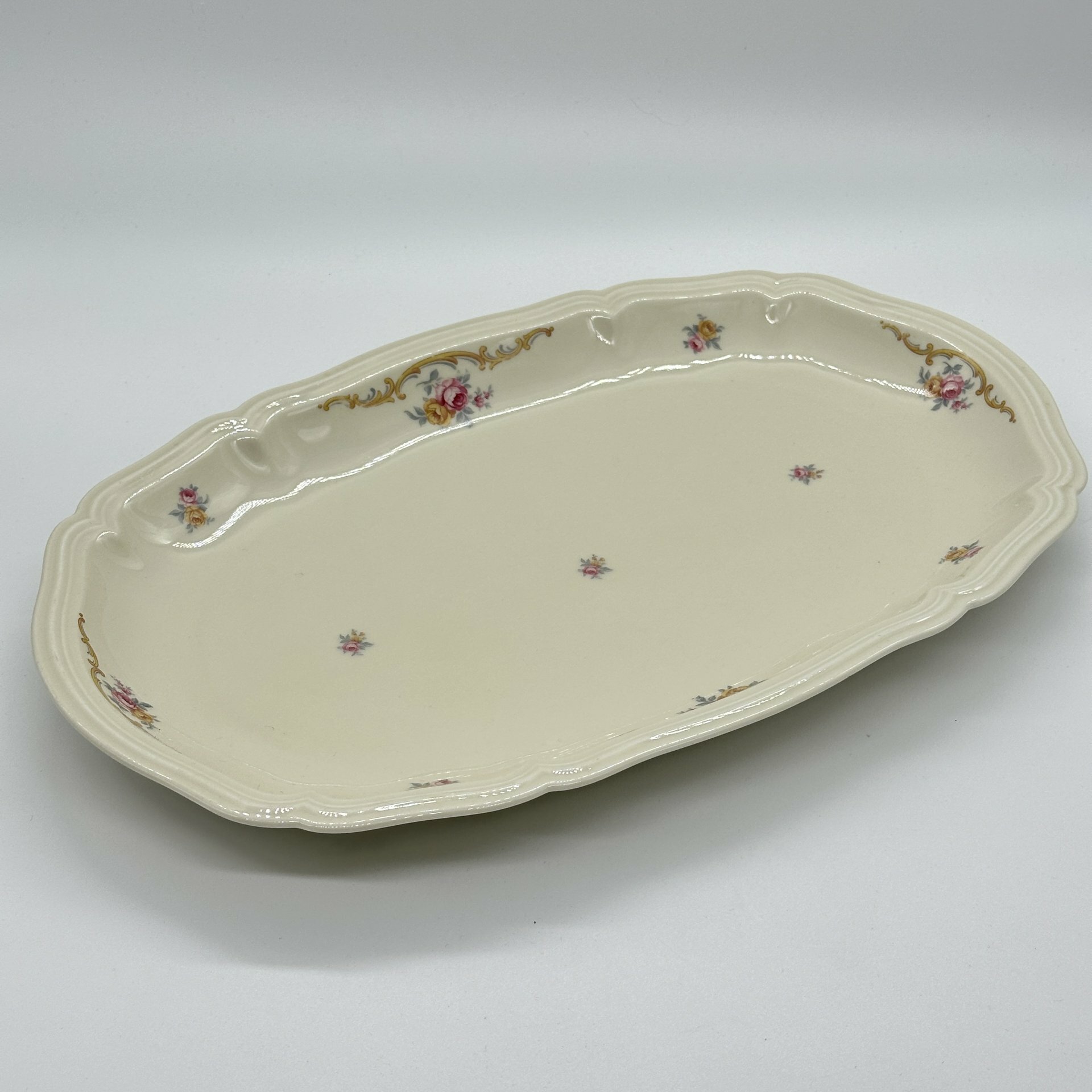 фото Блюдо сервировочное, фарфор, деколь, Johann Haviland, Bavaria, Германия, 1950-1980 гг.
