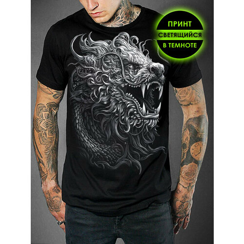 Футболка Romax Tex, размер 58, черный