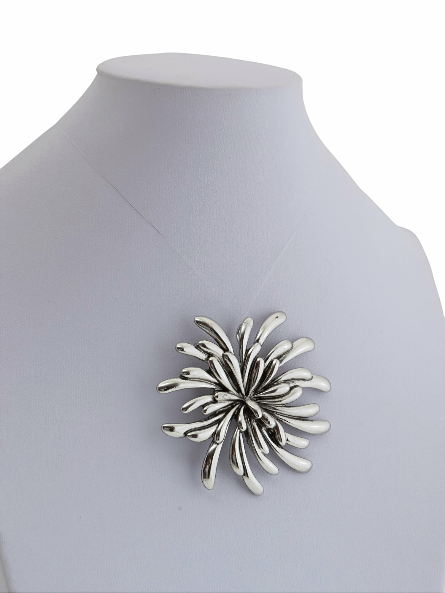 Брошь ЖемАрт, серебристый — фото 1