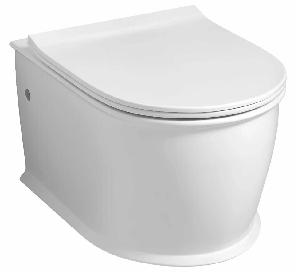 фото Подвесной безободковый унитаз с сиденьем микролифт Grossman GR-4482S