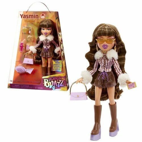 MGA Entertainment Кукла Братц «Ясмин», Alwayz Bratz, с аксессуарами, 26 см братц кукла ясмин alwayz bratz с аксессуарами bratz