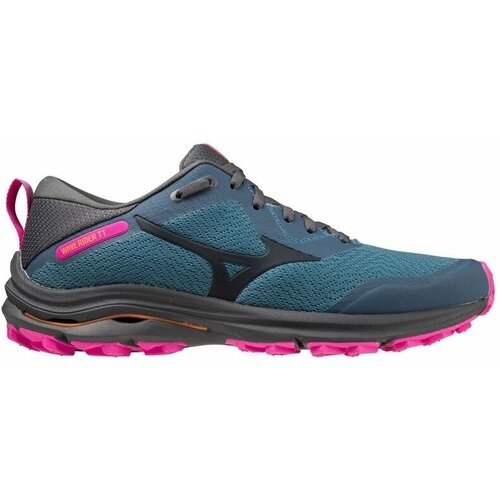 Кроссовки Mizuno SHOE WAVE RIDER TT WOS, размер 4, синий, розовый