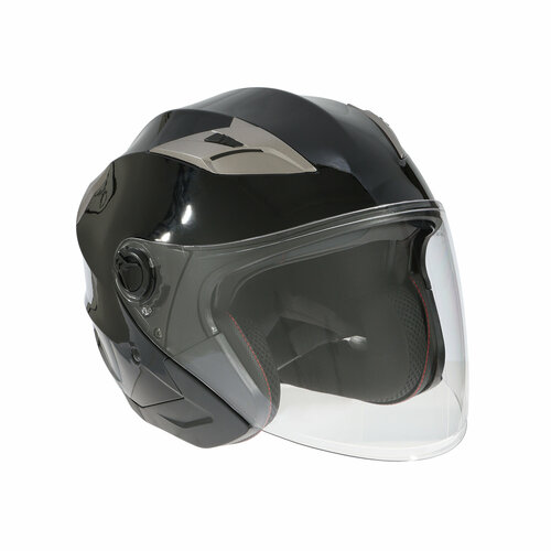 Шлем открытый с двумя визорами, размер L, модель - BLD-708E, черный глянцевый 9845809