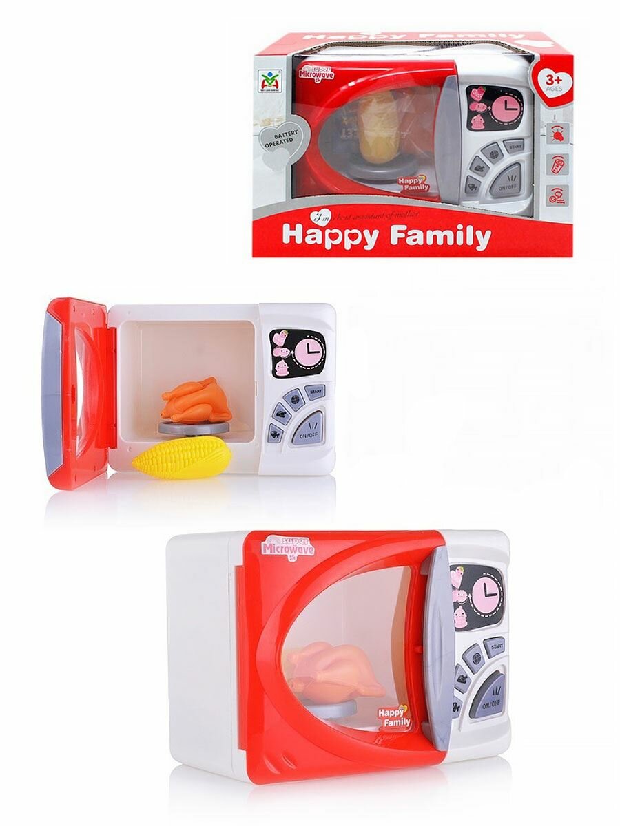 Микроволновая печь Happy Family (свет, звук), 101035342/9062