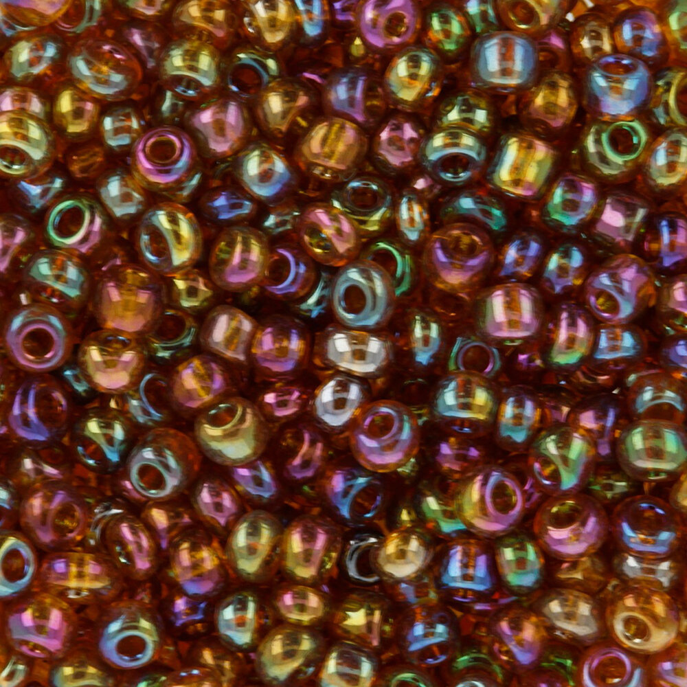 Бисер "Zlatka" 11/0 янтарный №0162С,5 уп по 10 гр