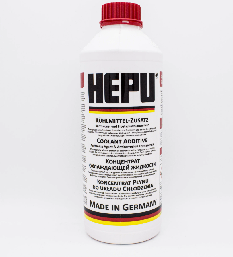 HEPU Coolant G12 Антифриз (красный) концентрат (1,5 л)