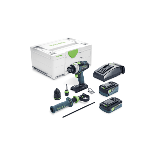 Аккумуляторная ударная дрель-шуруповёрт Festool QUADRIVE TPC 184 5040 I-Plus 10179400₽