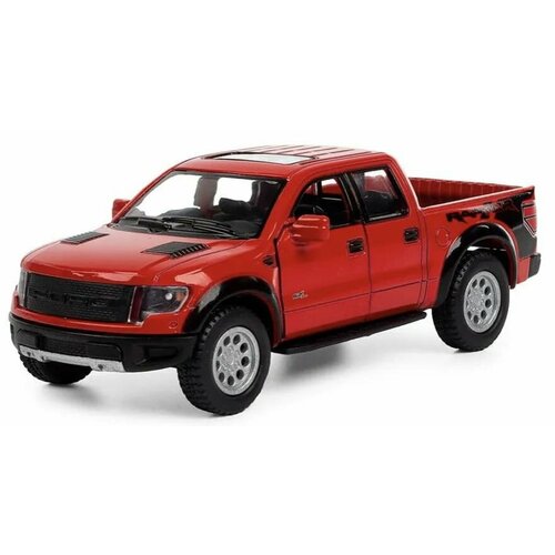 Машинка металлическая инерционная 2013 Ford F-150 SVT Raptor SuperCrew KT5365D 1:46 KINSMART машинка металлическая инерционная 2013 ford f 150 svt raptor 1 46 цвет в ассортименте kinsmart kt5365dpr