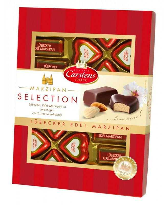 Carstens Marzipan Selection 200г любекский марципан конфеты в темном шоколаде (306516)