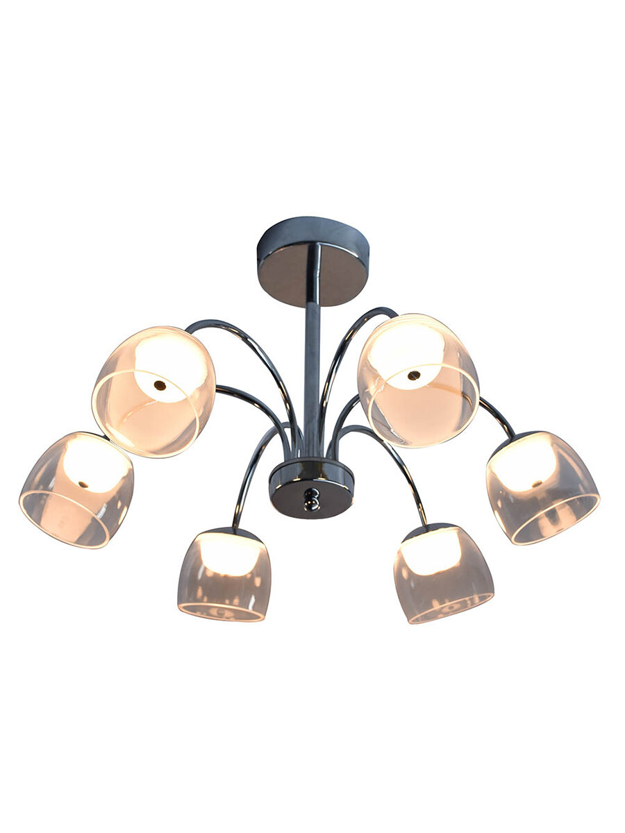фото Люстра HIPER H821-6 LED 6*5Вт 3000K CHROME