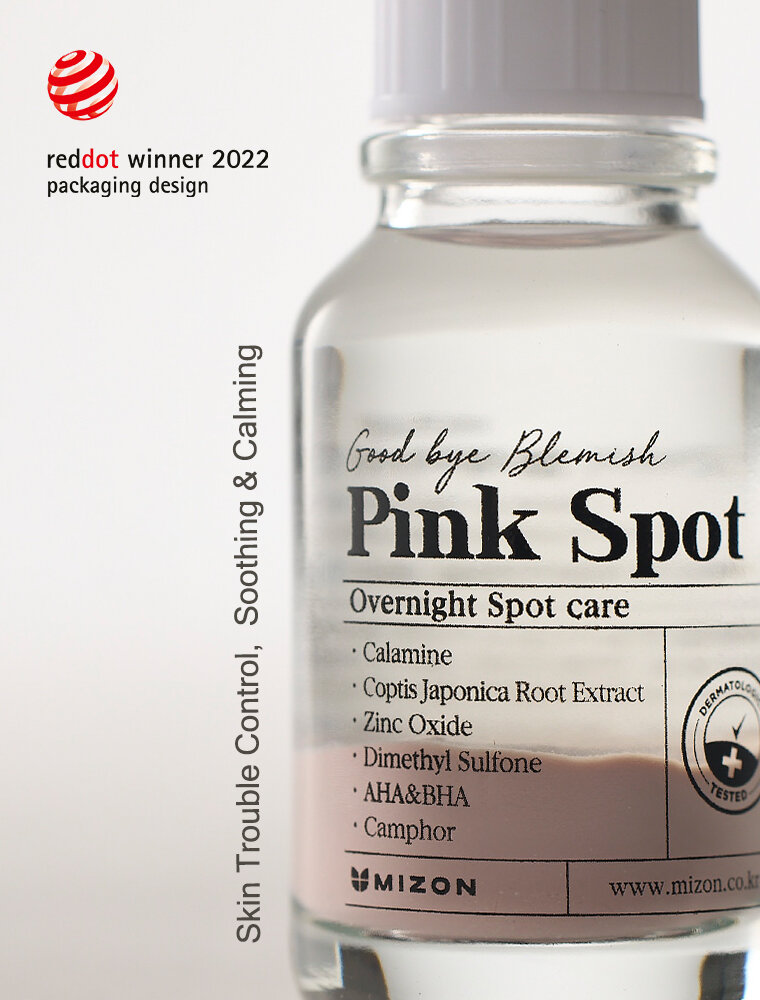 Эффективное ночное средство для борьбы с акне и воспалениями кожи Mizon Good bye Blemish Pink Spot 19мл - фото №10
