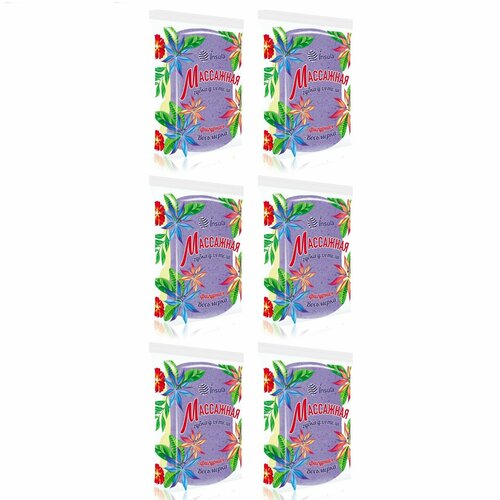 Insula Губка для тела массажная фигурная Восьмерка 6 шт 776₽