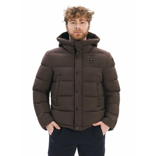 фото Пуховик blauer, размер xl, коричневый