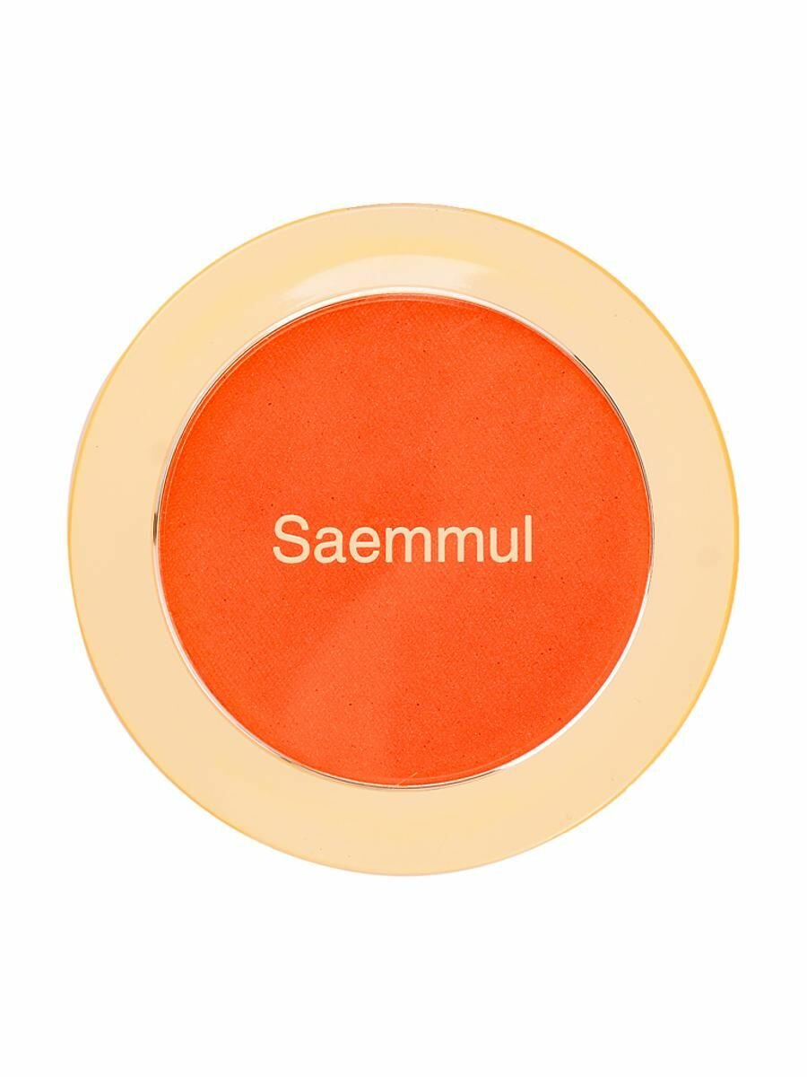 Румяна, 5 гр, Saemmul Single Blusher OR01 Mandarine Kiss, THE SAEM