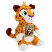 Мягкая игрушка Мульти-Пульти Леопард Лео озвученый, 20 см, оранжевый